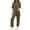 Army Green, variant on ZZwxWA Womens 2 Piece Outfits Short Sleeve Set Wide Leg Pants Casual Trendy Pullover Lounge Set