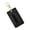 Black, variant on Double Slots Pen Holder Travel Pen Organiser Holder Keychain For Notebook Journa1eatherPen Clip Organiser Double Slot Pen Holder with Removable Keychain