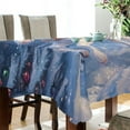 thumbnail image 3 of BZSMCE Square Tablecloth Cute Christmas Unicorns Pattern Tableclothes, 3 of 9