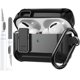 thumbnail image 2 of Yanonmyfd  for Airpods Pro 3 Case with Lock Clip, Rugged Apple Airpods Pro 3rd Generation Cover 2025 Men Women, Armor Shockproof iPod Pro3 Gen Protective Hard Shell with Carabiner&Cleaner kit, Black, 2 of 20