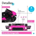 thumbnail image 3 of Montable Eléctrico The Baby Shop - con controlo remoto, con conexion USB, Bluetooth y auxiliar Rosa - Luz y Sonido, 3 of 4