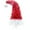 Red, variant on UHOMEPRO Indoors Red Prelit Christmas Tree with 300 LED Lights, Artificial Fir Bent Top X-mas Santa Hat Style Christmas Tree with 1250 Tips including Sturdy Metal legs 6'