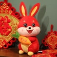 thumbnail image 1 of Juguete de con decoración de zanahoria simulación de muñeco de peluche Prop conejo de peluche de juguete para celebración 2023 regalos de bod Hugo Juguetes de peluche, 1 of 10