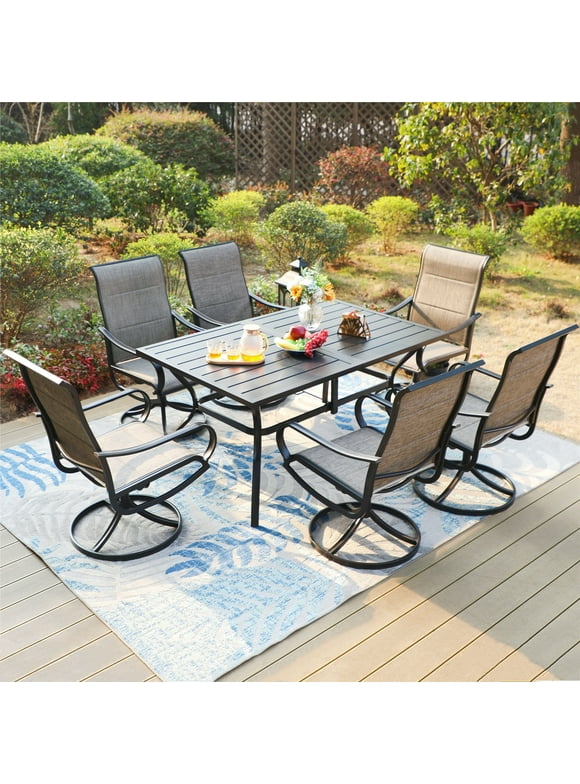 7 Piece Patio Dining Set in Patio Dining Sets