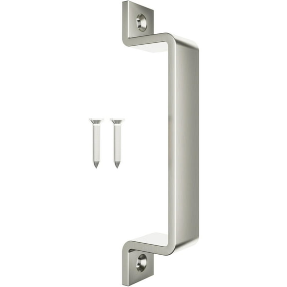 Sliding Door Barn Pull, 6 1/2 Inches, Satin Nickel by Stone Harbor Hardware