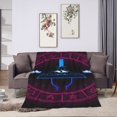 thumbnail image 7 of Bill Cipher Cartoon Fleece Blanket for Boys Girls Kids, Ultra Soft Cozy Warm Flannel Throw Blankets, Lightweight Plush Blanket Gifts for Bed Sofa Living Room Couch Home Decor, 7 of 7