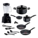 thumbnail image 1 of Batería de Cocina T-Fal Easy Care 17 Piezas Negra + Licuadora, 1 of 1