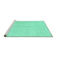 thumbnail image 2 of Ahgly Company Machine Washable Indoor Rectangle Persian Turquoise Blue Traditional Area Rugs, 7' x 9', 2 of 4