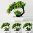 thumbnail image 5 of Artificial Plants Bonsai Fake Flowers Tree Pot Plants Home Hotel Garden Decor, 5 of 5