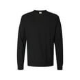 thumbnail image 6 of ComfortWash by Hanes Garment Dyed Long Sleeve Cotton T-Shirt Black S, Crew Neck Blank Tee, 6 Pack, 6 of 6