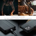 thumbnail image 4 of ELEHOLD Wallet Case for iPhone 16 Pro Max Premium Leather Case wih RFID Blocking Function Card Slots Kickstand Magnetic Clasp Shockproof Cover for Men Women for iPhone 16 Pro Max,Black, 4 of 11