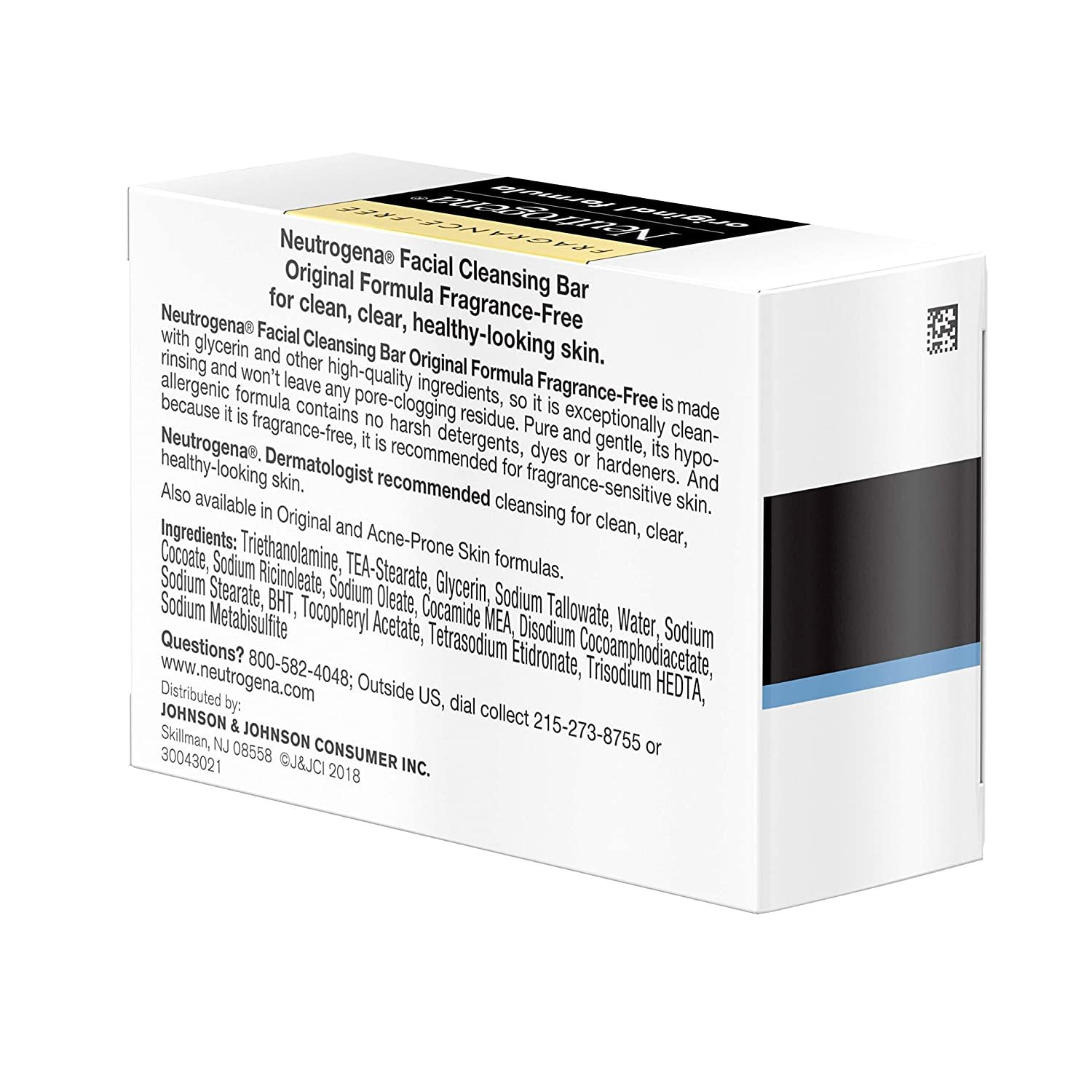 Neutrogena Original Fragrance-Free Cleansing Gentle Face Wash 3.5 oz,6-Pack