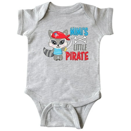 

Inktastic Mimi s Little Pirate Cute Raccoon with Sword Gift Baby Boy or Baby Girl Bodysuit