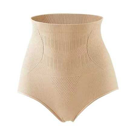 GHSOHS Womens Underwear Panty Cotton Underwear Underwear Pack Full Coverage High Waist Panties Honeycomb Vaginal Shapewear Control Briefs Underwear Breathable Boyshorts Briefs Seamles L