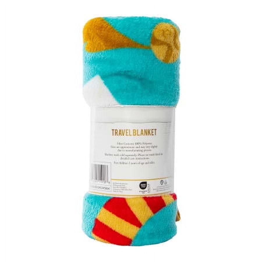 Harry Potter Travel Throw Blanket 40in x 50in - Light Blue