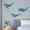 Blue, variant on 3 Pcs Wooden Whale Wall Art Nautical Whale Wall Decor Rustic Vintage Beach Ocean Wall Hanging Sculpture for Living Room Bathroom Bedroom Lake House