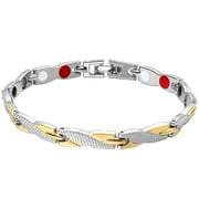 Bbanquetan Magnetic Bracelet Wrist Link Chain Arthritis Pain Relief Bracelet Fashion Accessory Jewelry Gift for Women Men