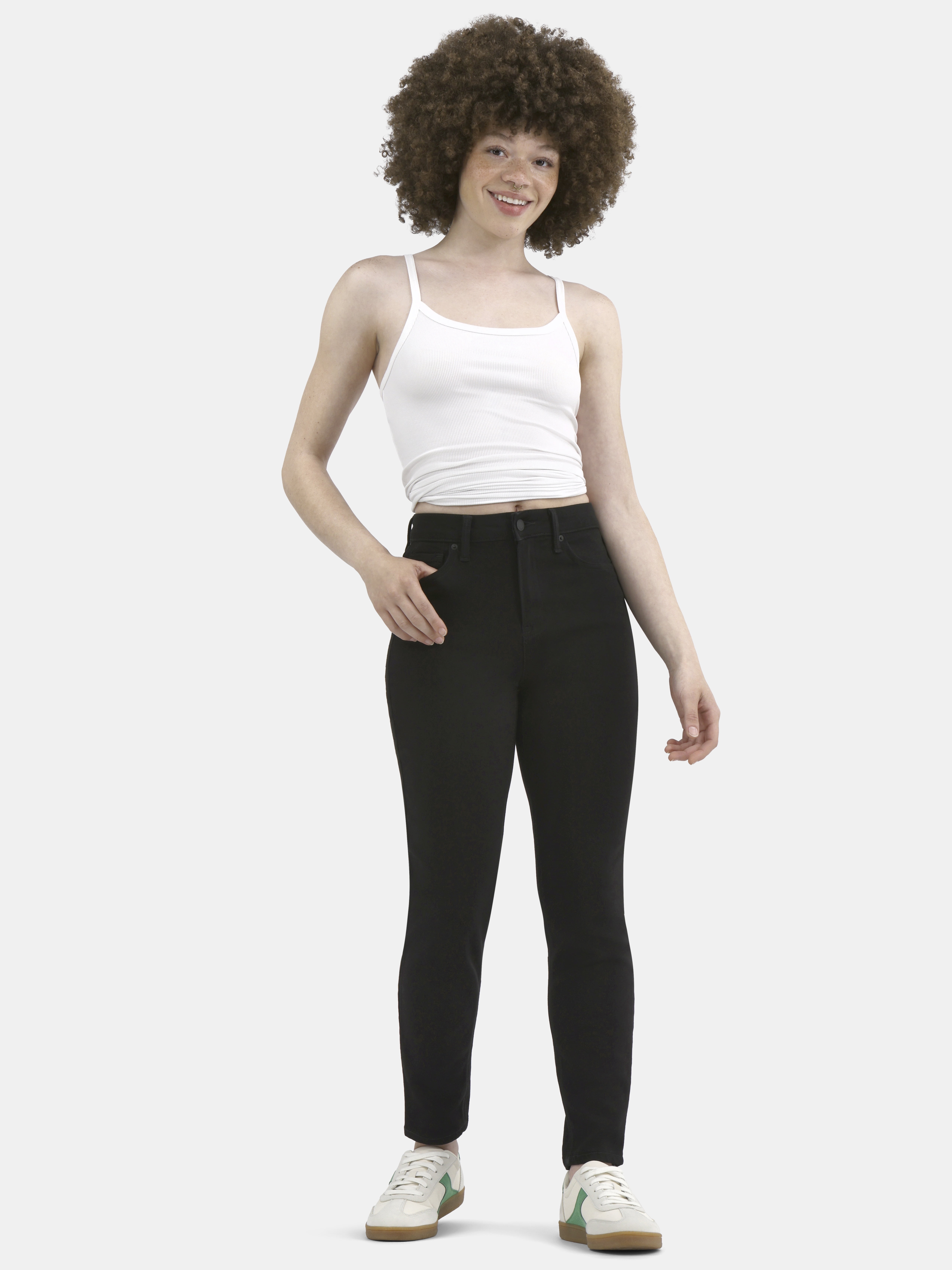 No Boundaries High Rise Skinny Jeans, 29” Inseam, 1 or 2-Pack, Women’s