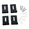 thumbnail image 2 of DOLITY 4 Pcs Clips de Miroir en Acier Inoxydable Clips de Retenue Lourds pour Montage Mural Noir Inoxydable, 2 of 9