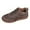 Brown, variant on Sneakers for Women Lace up Classic Retro Trainers Tennis Shoes Trendy Splice Suede Flat Walking Shoes Casual Nonslip Footwear Brown Size 9.5