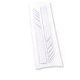 thumbnail image 4 of CROSSDESIGN Car Accessories Rearview Mirror Carbon Fiber Color 5D Sticker Vinyl Stripe Decal Silver, 4 of 9