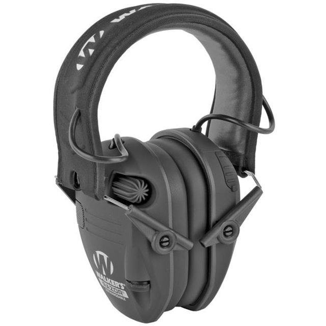 Walkers Game Ear Razor Rechargeable Electronic Ear Muff, Black
