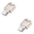 thumbnail image 2 of relayinert Portable Type -C / for Micro USB Card Reader Phone OTG Adapter Type -C Memory Card Reader For Golden 2Set, 2 of 6