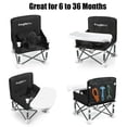 thumbnail image 2 of Asiento de bebé portátil PandaEar Travel Compact Plegable con correas, 2 of 7