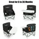 thumbnail image 2 of Asiento de bebé portátil PandaEar Travel Compact Plegable con correas, 2 of 7