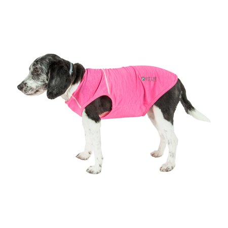 UPC: 0810787033623 | Pet Life Active Aero-Pawlse Heathered Quick-Dry And 4-Way Stretch-Performance Dog Tank Top T-Shirt