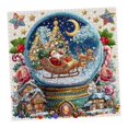thumbnail image 3 of Rompecabezas de bolas de cristal navideñas, juegos educativos, vacaciones navideñas, rompecabezas de bolas de nieve para amigos, adultos, regalo, sala, 3 of 8