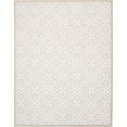 thumbnail image 1 of Unique Loom Tapis Ton sur Ton Rushmore 10' x 13' Rectangle Blanc/tan, 1 of 2