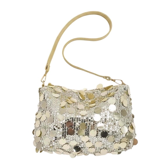 Women Sequin Bag Small Shoulder Tote Sparkly Purse Clutch Handbags Evening Bag Party Bling Glitter Sparkle Sequin Purse