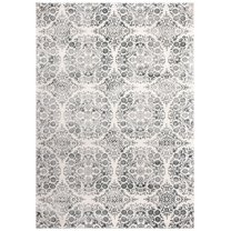 SAFAVIEH Isabella Johna Suzani Area Rug, Charcoal/Ivory, 8' x 10'