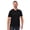Black V-neck, variant on Merino Wool T-Shirt Mens - Short Sleeve Merino Wool Shirts for Men Sport Lightweight Thermal Base Layer Hiking Tshirt Medium, Dark Charcoal V-Neck