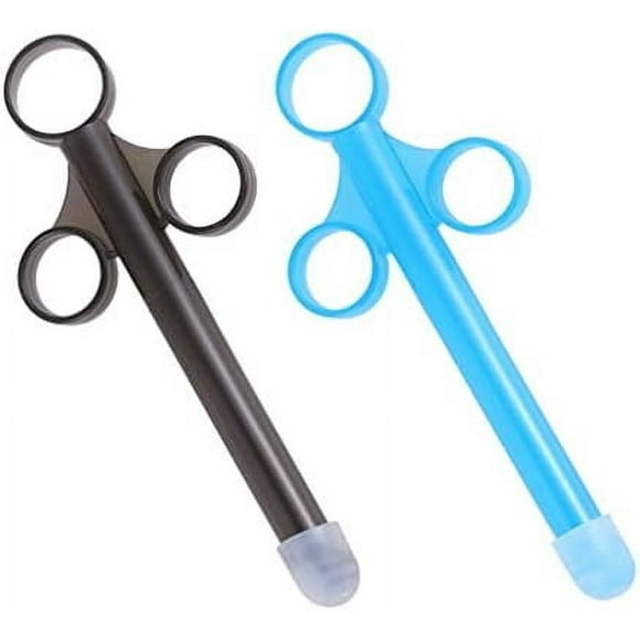 Vaginal Oil Syringe Douche Cleaner: 2Pcs Personal Lubricant Applicator Anal Vagina Cleaning Kit Reusable Manual Pressure Enemas for Coffee Water Colon Cleansing Assorted Color 1 16.5X6.8CM Assorted