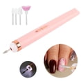 thumbnail image 1 of Taladro Eléctrico recargable para uños, pulidor de uñas portátil con luz, 5 Puntas para uñas nales o artificiales, ajuste de 2 velocidades, 1 of 7
