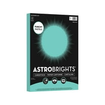 Neenah Paper 91784 Color Cardstock -"punchy Pastels" Assortment, 65 Lb Cover Weight, 8.5 X 11, Breezy Blue, 100/pack