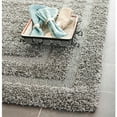 thumbnail image 6 of SAFAVIEH Florida Mason Bordered Shag Area Rug, Grey, 3'3" x 5'3", 6 of 6