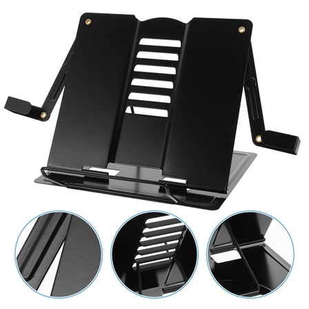 WHAMVOX Book Stand Holder Portable Book Holder Decorative Textbook Stand Laptop Tablet Holder