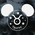 thumbnail image 2 of Junior's Mickey & Friends Taurus Mousey Silhouette Graphic Crop T-Shirt Black/Charcoal Large, 2 of 4