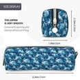 thumbnail image 3 of Honeii Sea Water Wave Pattern Pencil Case, Pencil Pouch, Pencil Case Small, Pencil Pouch Aesthetic, PVC Pencil Pouch, Pencil Bag, Makeup Pouch, 3 of 7