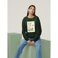 thumbnail image 2 of Fern Classification Ii Sweatshirt Women -Denis Diderot Designs, Female Small, 2 of 4