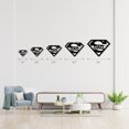 thumbnail image 4 of Super Dad Metal Wall Sign Art | Best Dad Home Accent Home Decor Decorative Metal Wall Art | Indoor Outdoor Father's Day Gift for Dad Husband Made in USA - 3 Sizes / 13 Colors, 4 of 6
