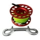 thumbnail image 1 of Eigraketly 30m Aluminum Alloy Cave Diving Reel Finger Line Spool Guide Deportes acuáticos Rojo, 1 of 1