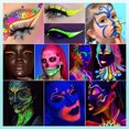 thumbnail image 3 of Lápiz Delineador De Ojos Fluorescente, Delineador De Ojos Resplandor Impermeable De Secado Rápido Para Fiestas, 3 of 7