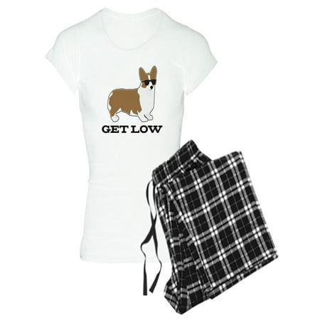 CafePress - Get Low Corgi - Women's Light Pajamas (Best Way To Get Rem Sleep)