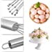 thumbnail image 3 of Jinsinto Stainless Steel Ball Whisk, Mini Stainless Steel Whisk, Professional Kitchen Whisk, Wire Egg Whisks, Stainless Steel Ball Whisk, Manual Kitchen Whisk, for Cooking, Mixing, Whis, 3 of 5