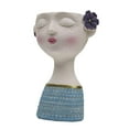 thumbnail image 2 of GROWTH TANK Planters pot Bud Holder Room Human Head Statues Blue, 2 of 3