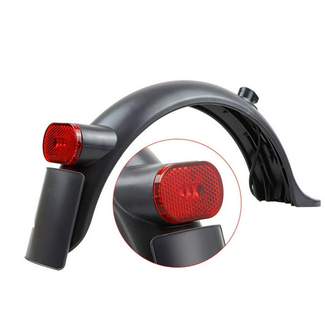 Bgsha Rear Fender+Taillight Mudguard Replacement For-Xiaomi Pro/Pro2 Electric Scooter